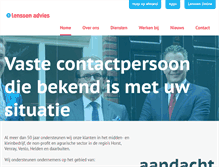 Tablet Screenshot of lenssenadvies.nl